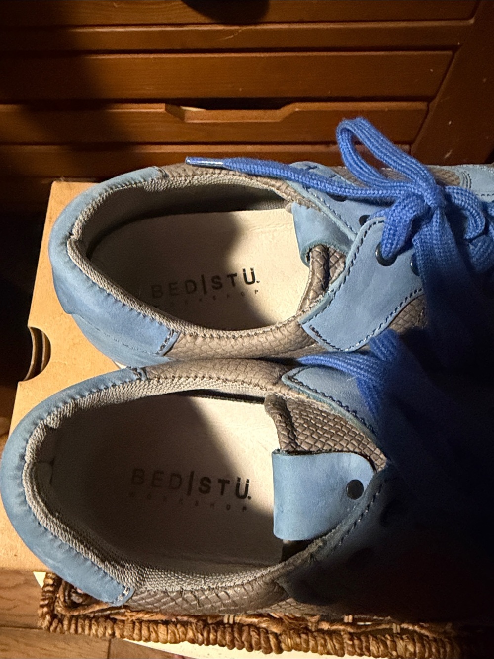 Men’s Lozano Leather-Suede Sneakers Sz 11 M - Picture 4 of 8
